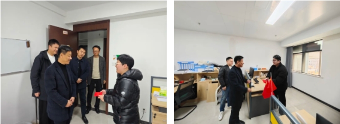 市城投集團春節前慰問困難職工(gōng)
